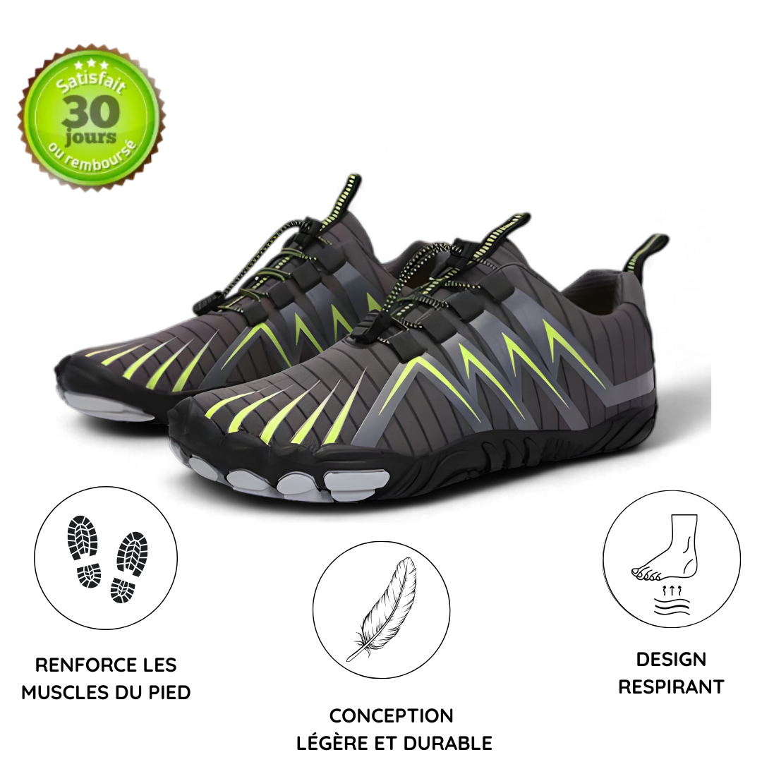 Ortho Trail I Chaussures pieds nus saines et antidérapantes