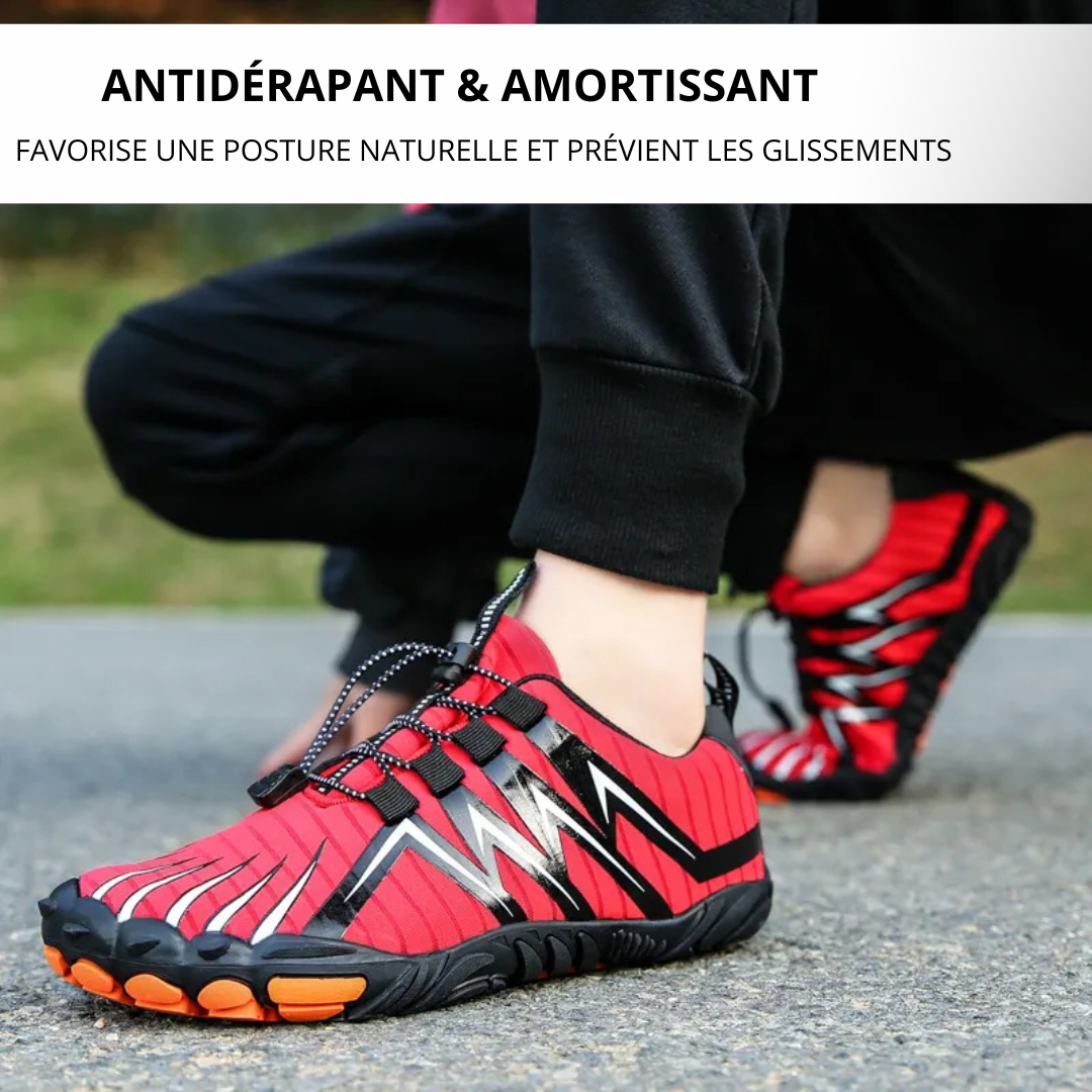 Ortho Trail I Chaussures pieds nus saines et antidérapantes