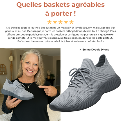 Marie I Baskets orthopédiques confortables pour femmes